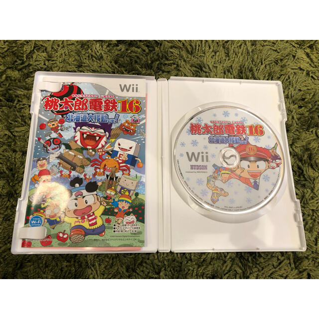 HUDSON(ハドソン)の桃太郎電鉄16 北海道大移動の巻！（みんなのおすすめセレクション） Wii エンタメ/ホビーのゲームソフト/ゲーム機本体(家庭用ゲームソフト)の商品写真