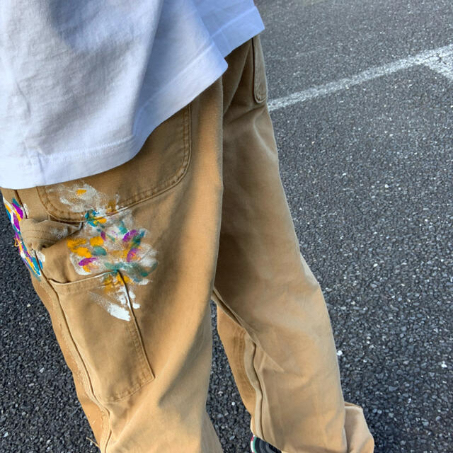 carhartt(カーハート)の一点物限定値下げ中‼️Carhartt custom flare pants メンズのパンツ(ワークパンツ/カーゴパンツ)の商品写真