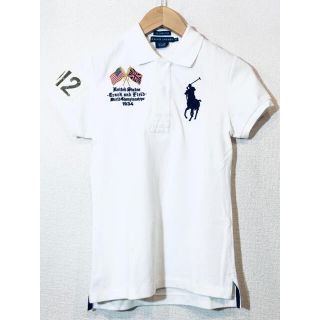 ラルフローレン(Ralph Lauren)のRalph Lauren★ポロシャツ★ポニー★ナンバー★ラルフローレン★白(ポロシャツ)