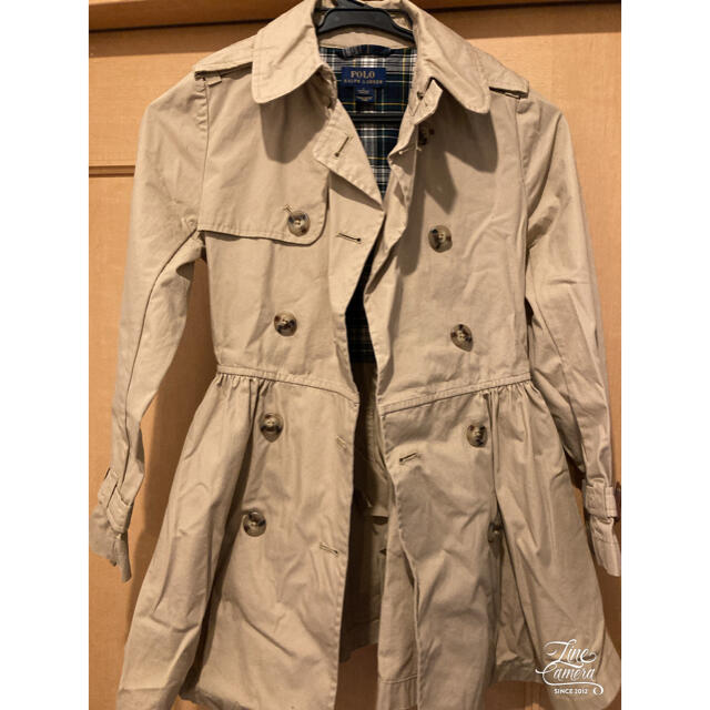 POLO RALPH LAUREN(ポロラルフローレン)のトレンチコート　ラルフローレン キッズ/ベビー/マタニティのキッズ服女の子用(90cm~)(コート)の商品写真