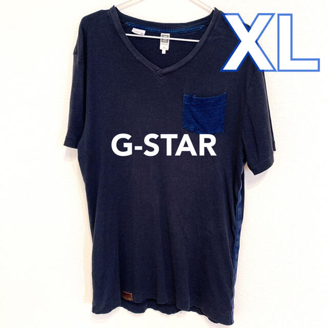 G-STAR RAW(ジースター)の【XL】ジースター　tシャツ メンズ　トップス　ポケット付き　デニム メンズのトップス(Tシャツ/カットソー(半袖/袖なし))の商品写真