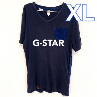 ジースター(G-STAR RAW)の【XL】ジースター　tシャツ メンズ　トップス　ポケット付き　デニム(Tシャツ/カットソー(半袖/袖なし))