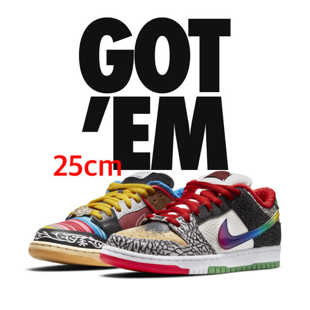 NIKE SB DUNK LOW "WHAT THE P-ROD 25cm