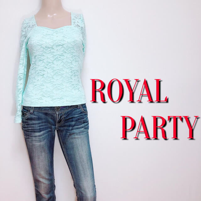 ROYAL PARTY(ロイヤルパーティー)の新品タグ付き♪ロイヤルパーティー フェミニンレーストップス♡トッカ スナイデル レディースのトップス(カットソー(長袖/七分))の商品写真