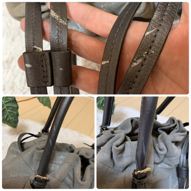 kate spade new york(ケイトスペードニューヨーク)のkate spade ハンドバッグ ショルダーバッグ　スウェード　巾着 レディースのバッグ(ハンドバッグ)の商品写真