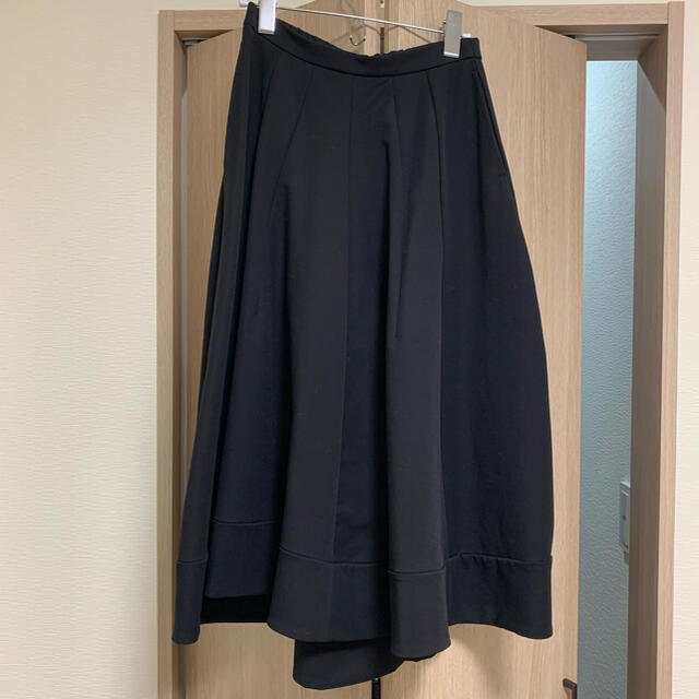 STUDIOUS(ステュディオス)の【CLANE】DOUBLE CLOTH VOLUME SK（BLK） レディースのスカート(ひざ丈スカート)の商品写真