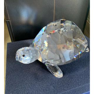 スワロフスキー(SWAROVSKI)のスワロフスキー 2004年 廃盤品 『カメ(Giant)』 010101(置物)