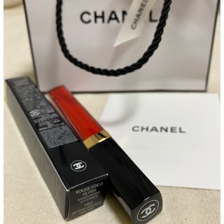 シャネル(CHANEL)の【CHANEL】ルージュココグロス 752 ビターオレンジ(リップグロス)