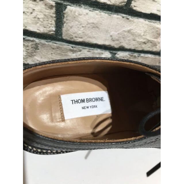 THOM BROWNE(トムブラウン)のTHOM BROWNE トムブラウン★ウイングチップメダリオンレザーシューズ メンズの靴/シューズ(ドレス/ビジネス)の商品写真