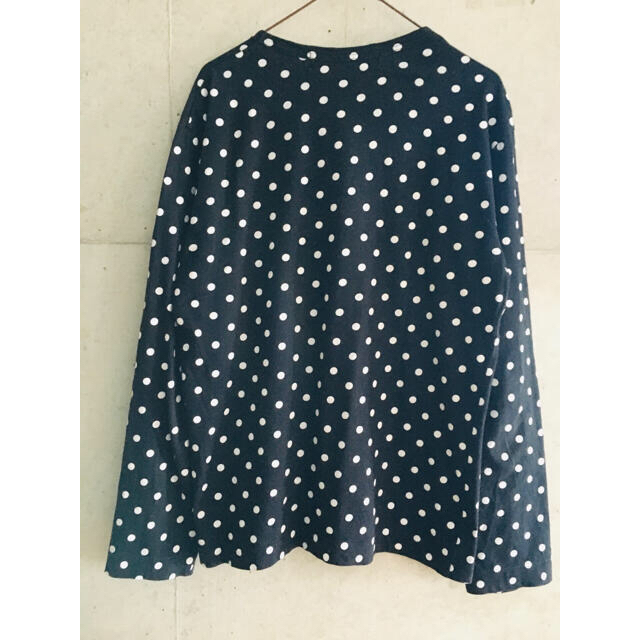 COMME des GARCONS(コムデギャルソン)の【希少★メンズMサイズ】プレイコムデギャルソン 黒 ドット DOT 長袖Tシャツ メンズのトップス(Tシャツ/カットソー(七分/長袖))の商品写真