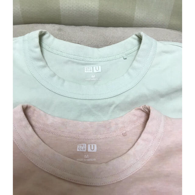 UNIQLO(ユニクロ)のユニクロ U Tシャツ2枚 レディースのトップス(Tシャツ(半袖/袖なし))の商品写真