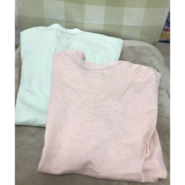 UNIQLO(ユニクロ)のユニクロ U Tシャツ2枚 レディースのトップス(Tシャツ(半袖/袖なし))の商品写真