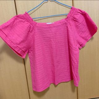 ピンクアドべ(PINK ADOBE)のpink adobe Tシャツ カットソー トップス オフショル(Tシャツ(半袖/袖なし))