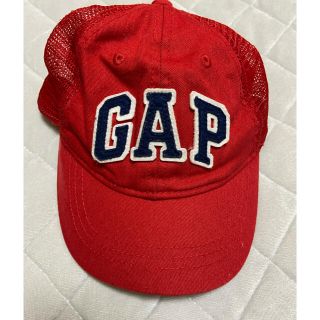 ギャップ(GAP)のGAP赤帽子　キッズ　(帽子)