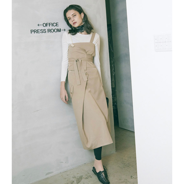 Ameri VINTAGE(アメリヴィンテージ)のAmeri vintage ROLL SET UP SKIRT 美品 レディースのレディース その他(セット/コーデ)の商品写真