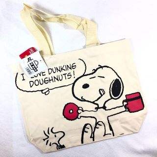 ピーナッツ(PEANUTS)のスヌーピー　トートバッグ(レッスンバッグ)