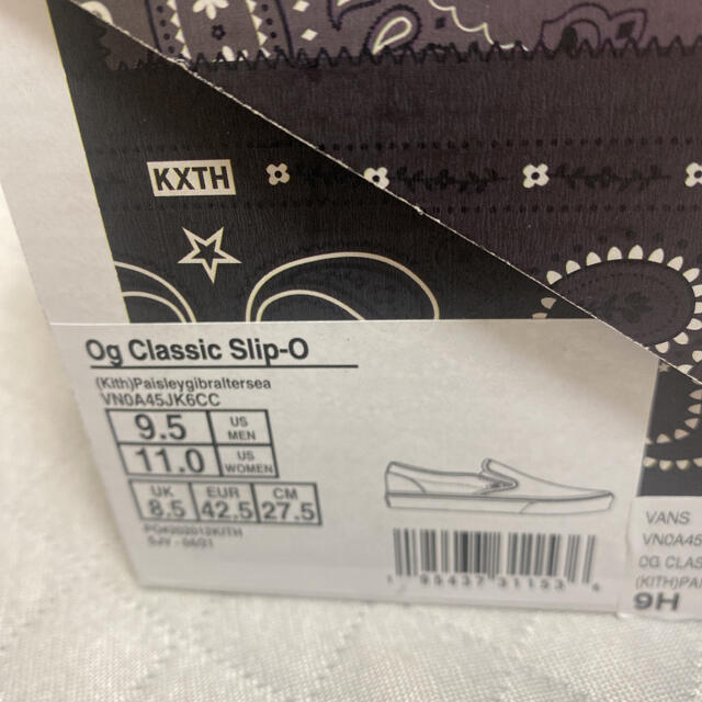 新品　KITH×VANS VAULT  SLIP-ON  27.5cm 箱付