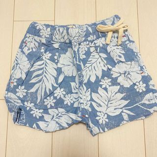 ジャンクストアー(JUNK STORE)のJUNKSTORE 花柄ショートパンツ 100cm(パンツ/スパッツ)