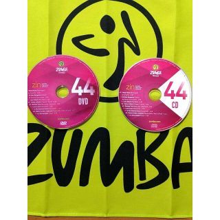 ズンバ(Zumba)のZUMBA　ズンバ　ZIN44　CD & DVD インストラクター専用(スポーツ/フィットネス)