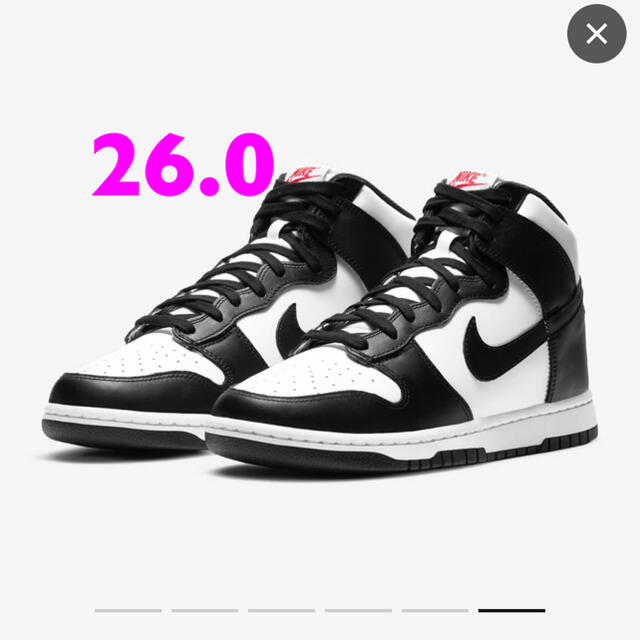 NIKE DUNK HIGH BLACK AND WHITE ナイキ ダンク