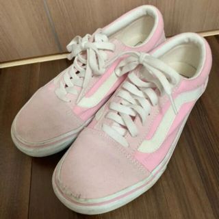 ヴァンズ(VANS)のvans オールドスクール ピンク 24センチ(スニーカー)