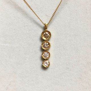 K18 0.5ct ダイヤモンド  ネックレス(ネックレス)