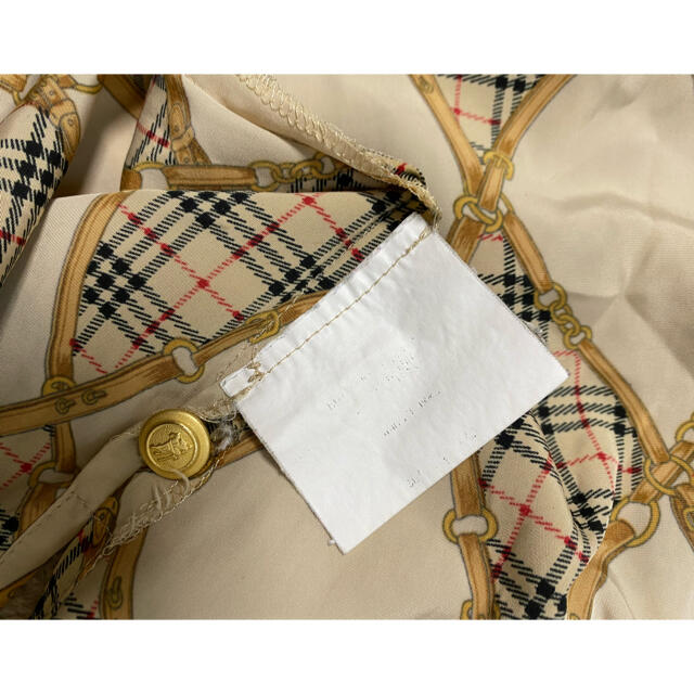 BURBERRY(バーバリー)の【稀少】Burberry's OF LONDON チェック ベルト 総柄 シャツ レディースのトップス(シャツ/ブラウス(長袖/七分))の商品写真