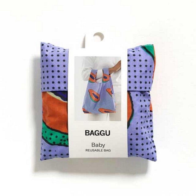 Ron Herman(ロンハーマン)の【BAGGU】ブルー パパイヤ ベビー Blue Papaya Baby バグー レディースのバッグ(エコバッグ)の商品写真