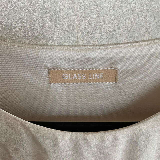 Glass Line(グラスライン)のGLASS LINE異素材ドッキングワンピース レディースのワンピース(ひざ丈ワンピース)の商品写真