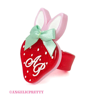 アンジェリックプリティー(Angelic Pretty)の本日発送　Little Bunny Strawberryリング(リング(指輪))
