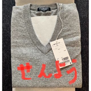 カシミア100%　未使用品メンズベスト　Mサイズ(ベスト)