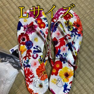 ジーユー(GU)の新品★GU 蜷川実花コラボ　サンダル  Lサイズ(サンダル)