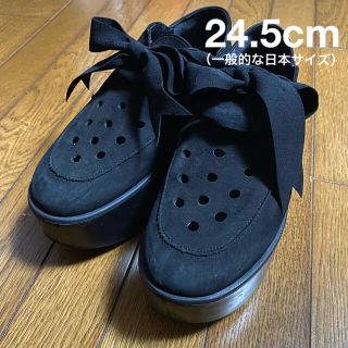 トーキョーボッパー(TOKYO BOPPER)のTOKYO BOPPER 黒リボンシューズ　No.123 24〜24.5cm(その他)