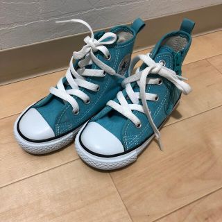 converse スニーカー　水色　16.0cm(スニーカー)