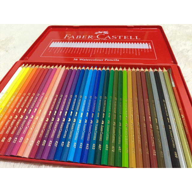 水彩色鉛筆36色セット FABER-CASTELL エンタメ/ホビーのアート用品(色鉛筆)の商品写真