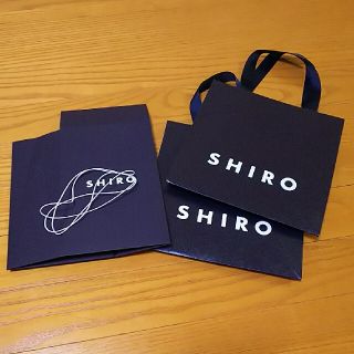 シロ(shiro)のSHIRO ギフト用BOX ショッピングバッグ(ショップ袋)