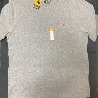 カーハート(carhartt)の【タグ付】K87半袖ポケット付Tシャツ ヘザーグレー(Tシャツ/カットソー(半袖/袖なし))