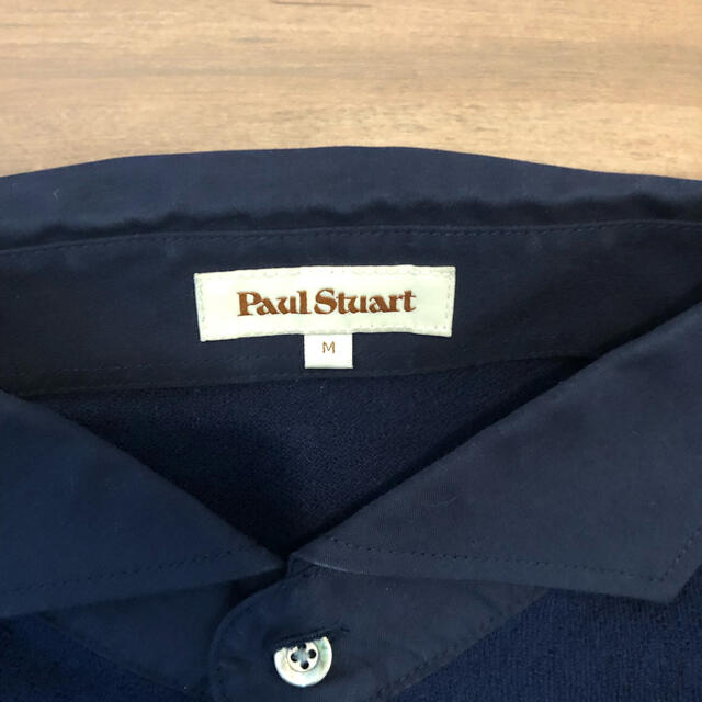 Paul Stuart(ポールスチュアート)の値引　ポールスチュアート　PAUL STUART ポロシャツ　M ネイビー紺 メンズのトップス(ポロシャツ)の商品写真