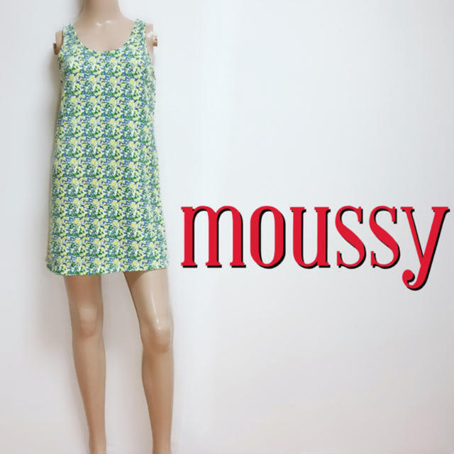 moussy(マウジー)のいつでも♪マウジー カジュアル フラワーカットワンピース♡ダズリン エゴイスト レディースのワンピース(ミニワンピース)の商品写真