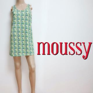 マウジー(moussy)のいつでも♪マウジー カジュアル フラワーカットワンピース♡ダズリン エゴイスト(ミニワンピース)