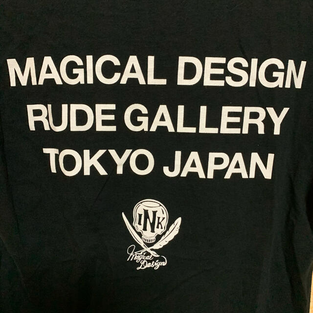 RUDE GALLERY(ルードギャラリー)のルードギャラリー　INK マジカルデザイン　L 黒　状態良 メンズのトップス(Tシャツ/カットソー(半袖/袖なし))の商品写真