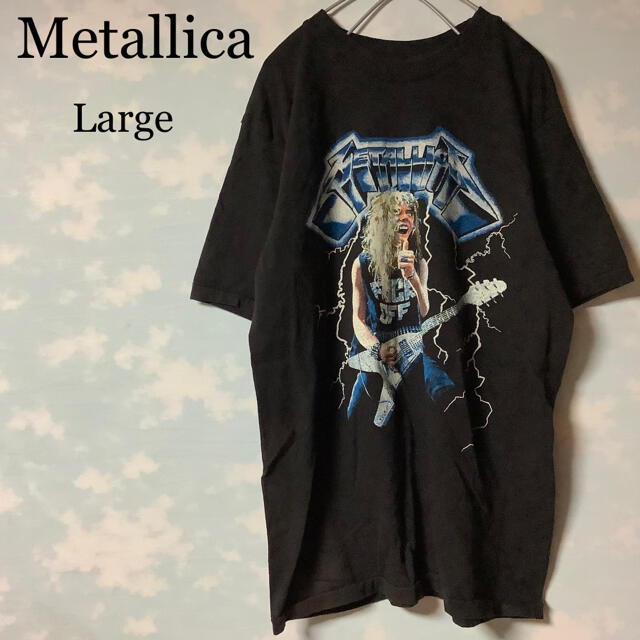 メンズMETALLICA バンドTシャツ メタリカ シングルステッチ ヴィンテージ L