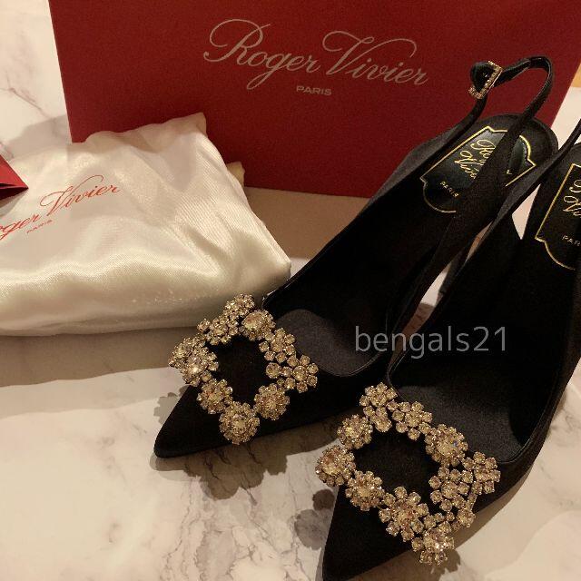 【新品・未使用品】ロジェヴィヴィエ Roger Vivier パンプス　ビジュー ロジェヴィヴィエ ビジュー パンプス サンダル ミュール