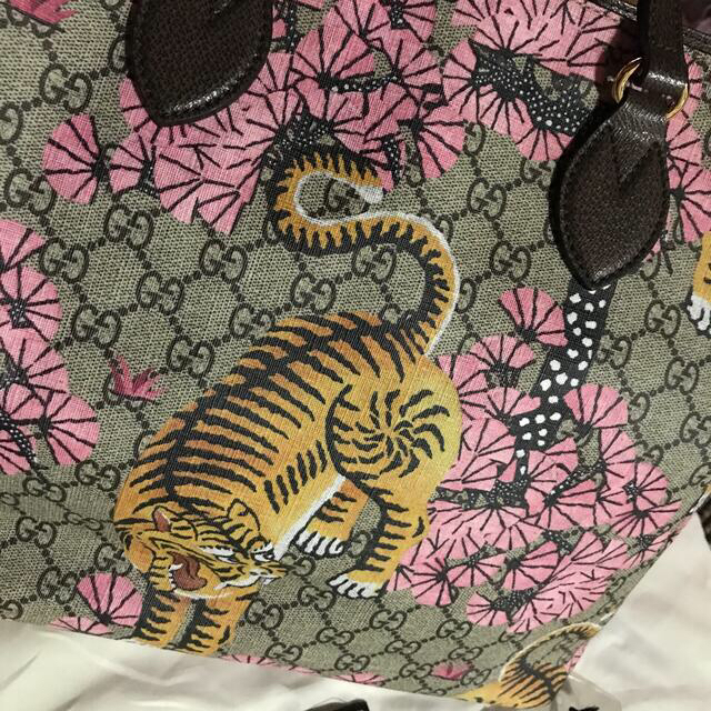 Gucci - GUCCI ショルダー ストラップ付き トートバッグの通販 by まま