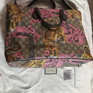 Gucci - GUCCI ショルダー ストラップ付き トートバッグの通販 by まま