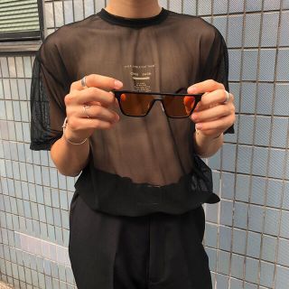 コムデギャルソン(COMME des GARCONS)のcmmn swdn メッシュプリントT(Tシャツ/カットソー(半袖/袖なし))