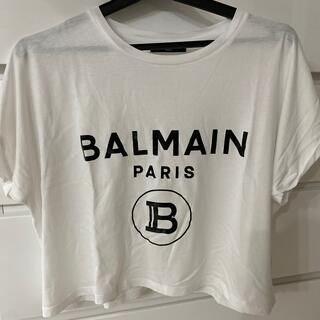 バルマン(BALMAIN)のバルマン　Tシャツ❣️レディース^ - ^ホワイト❣️ショート丈^ - ^💕(Tシャツ(半袖/袖なし))