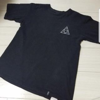 ハフ(HUF)のHuf Tシャツ ロゴ トライアングル 半袖 黒 S ハフ スケーター(Tシャツ/カットソー(半袖/袖なし))