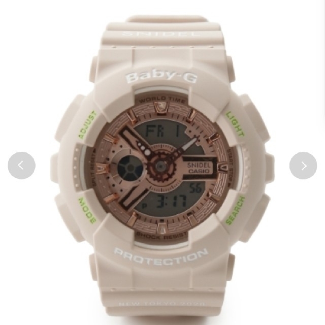 SNIDEL(スナイデル)の限定レア❗【SNIDEL×ベビーG】即完売品コラボ腕時計 レディースのファッション小物(腕時計)の商品写真