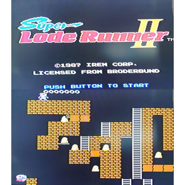 ファミリーコンピュータ(ファミリーコンピュータ)の【鬼レア・特割！】ディスクシステム『スーパーロードランナーⅡ』（ラベル無し）  エンタメ/ホビーのゲームソフト/ゲーム機本体(家庭用ゲームソフト)の商品写真